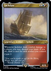 Jackdaw (Foil Etched) (239) [Universes Beyond: Assassin's Creed]