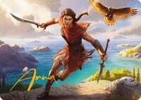 Kassandra, Eagle Bearer Art Card (Gold-Stamped Signature) (6) [Art Series: Universes Beyond: Assassin's Creed]