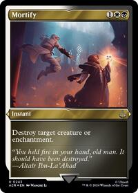 Mortify (Foil Etched) (243) [Universes Beyond: Assassin's Creed]