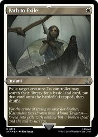 Path to Exile (Foil Etched) (178) [Universes Beyond: Assassin's Creed]