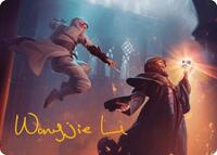 Mortify Art Card (Gold-Stamped Signature) (12) [Art Series: Universes Beyond: Assassin's Creed]
