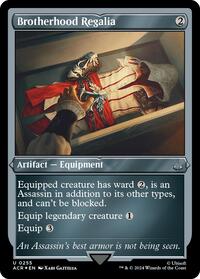 Brotherhood Regalia (Foil Etched) (255) [Universes Beyond: Assassin's Creed]