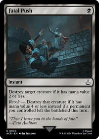 Fatal Push (90) [Universes Beyond: Assassin's Creed]