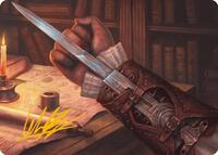Hidden Blade Art Card (Gold-Stamped Signature) (9) [Art Series: Universes Beyond: Assassin's Creed]