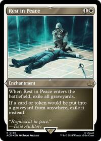 Rest in Peace (Foil Etched) (180) [Universes Beyond: Assassin's Creed]