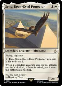Senu, Keen-Eyed Protector (8) [Universes Beyond: Assassin's Creed]