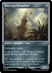 Towering Viewpoint (Foil Etched) (263) [Universes Beyond: Assassin's Creed]