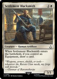 Settlement Blacksmith (280) [Universes Beyond: Assassin's Creed]