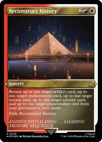 Reconstruct History (Foil Etched) (245) [Universes Beyond: Assassin's Creed]