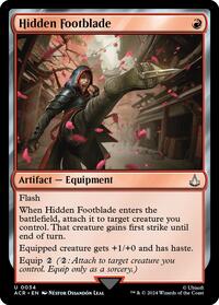 Hidden Footblade (34) [Universes Beyond: Assassin's Creed]