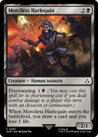 Merciless Harlequin (287) [Universes Beyond: Assassin's Creed]