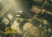 Rooftop Bypass Art Card (Gold-Stamped Signature) (20) [Art Series: Universes Beyond: Assassin's Creed]