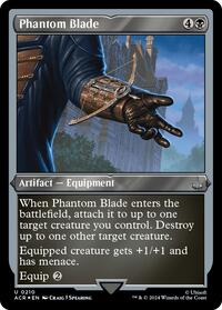 Phantom Blade (Foil Etched) (210) [Universes Beyond: Assassin's Creed]