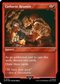 Cathartic Reunion (Foil Etched) (215) [Universes Beyond: Assassin's Creed]