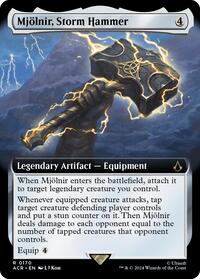 Mjolnir, Storm Hammer (Extended Art) (170) [Universes Beyond: Assassin's Creed]
