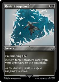 Restart Sequence (Foil Etched) (211) [Universes Beyond: Assassin's Creed]