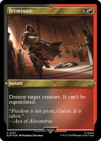 Terminate (Foil Etched) (251) [Universes Beyond: Assassin's Creed]