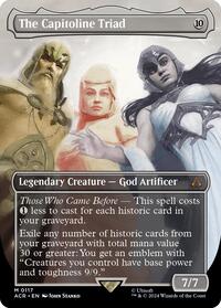 The Capitoline Triad (Borderless) (117) [Universes Beyond: Assassin's Creed]