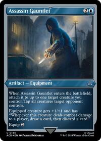 Assassin Gauntlet (Foil Etched) (185) [Universes Beyond: Assassin's Creed]