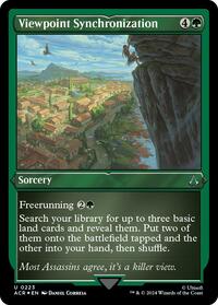 Viewpoint Synchronization (Foil Etched) (223) [Universes Beyond: Assassin's Creed]