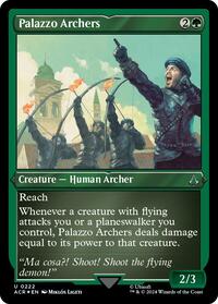 Palazzo Archers (Foil Etched) (222) [Universes Beyond: Assassin's Creed]
