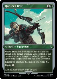 Hunter's Bow (Foil Etched) (221) [Universes Beyond: Assassin's Creed]