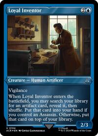 Loyal Inventor (Foil Etched) (194) [Universes Beyond: Assassin's Creed]