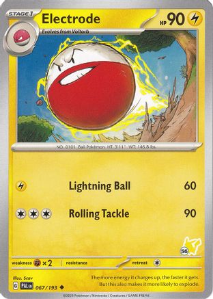 Electrode - Pikachu 56 067  Battle Academy 2024 - Uncommon