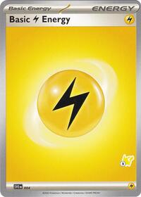 Basic Lightning Energy - Pikachu 3 (004) [Battle Academy 2024]
