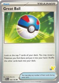Great Ball - Pikachu 29 (183/193) [Battle Academy 2024]