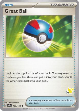 Great Ball - Pikachu 38 183  Battle Academy 2024 - Common