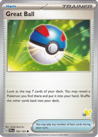 Great Ball - Pikachu 49 183  Battle Academy 2024 - Common