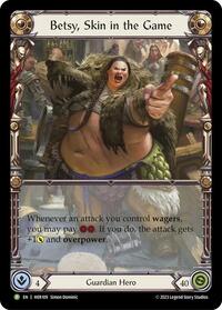 Betsy, Skin in the Game - HER109 (HER109) [Flesh and Blood: Promo Cards]