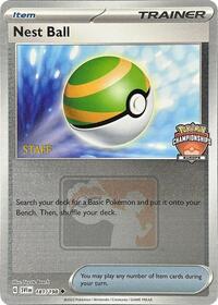 Nest Ball - 181/198 (Europe Championships) [Staff] (181/198) [League & Championship Cards]