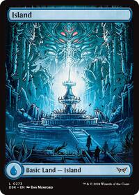 Island (0273) - Full Art (273) [Duskmourn: House of Horror]