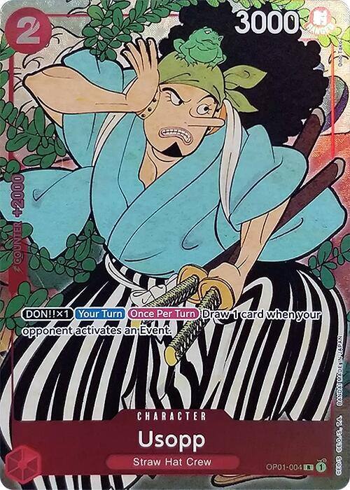 Usopp (English Version 1st Anniversary Set) (OP01-004) [One Piece Promotion Cards]