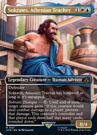 Sokrates, Athenian Teacher (Borderless) (121) [Universes Beyond: Assassin's Creed]