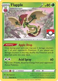 Flapple - 022/192 (League Promo) (022/192) [League & Championship Cards]