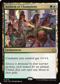 Anthem of Champions (116) [Foundations]