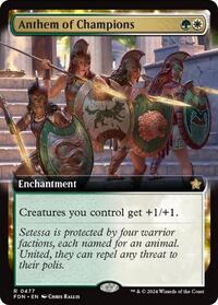 Anthem of Champions (Extended Art) (477) [Foundations]