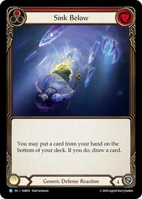 Sink Below (Red) (ASB016) [Armory Deck: Boltyn]