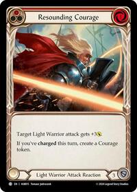 Resounding Courage (Red) (ASB015) [Armory Deck: Boltyn]