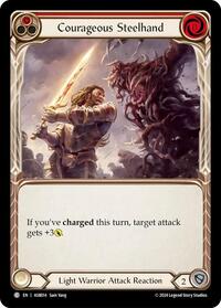 Courageous Steelhand (Red) (ASB014) [Armory Deck: Boltyn]