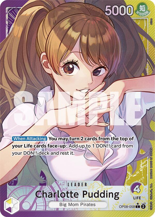 Charlotte Pudding (058) (Parallel) (OP08-058) [Two Legends]