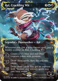 Ral, Crackling Wit (Borderless) (Raised Foil) (353) [Bloomburrow]