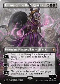 Liliana of the Dark Realms (Borderless) (78) [Commander: Bloomburrow]