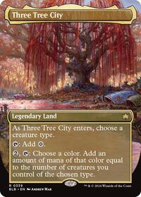 Three Tree City (Borderless) (0339) (339) [Bloomburrow]