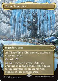 Three Tree City (Borderless) (0340) (340) [Bloomburrow]