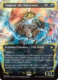 Clement, the Worrywort (Borderless) (Raised Foil) (347) [Bloomburrow]