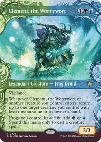 Clement, the Worrywort (Showcase) (329) [Bloomburrow]
